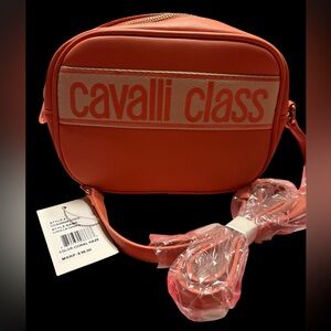 CLEARENCE Cavalli Class Coral Crossbody Bag